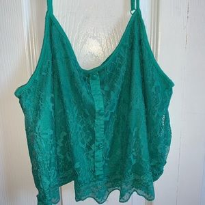 Floral Lace Crop Top